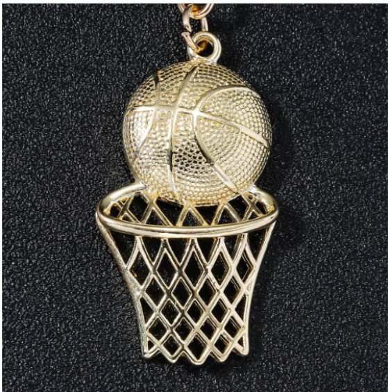 Móc chìa khóa hình bóng rổ NBA vòng khóa hình banh bóng rổ - Thể thao Tâm An
